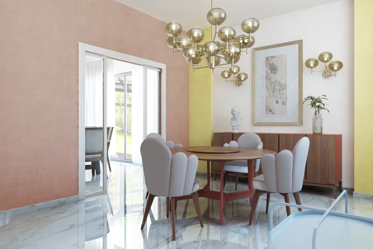 shanghai villa privata – piano terra zona cucina
