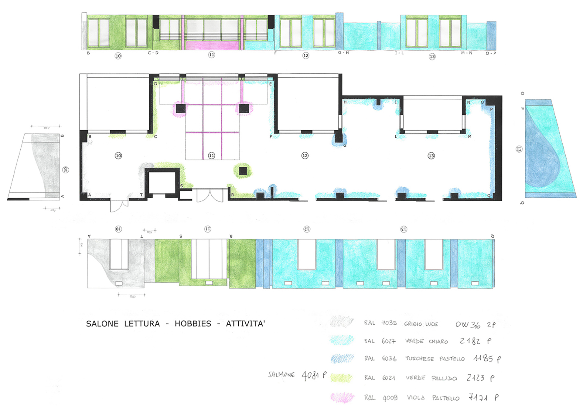 lissone casa di riposo – studio colore dettaglio