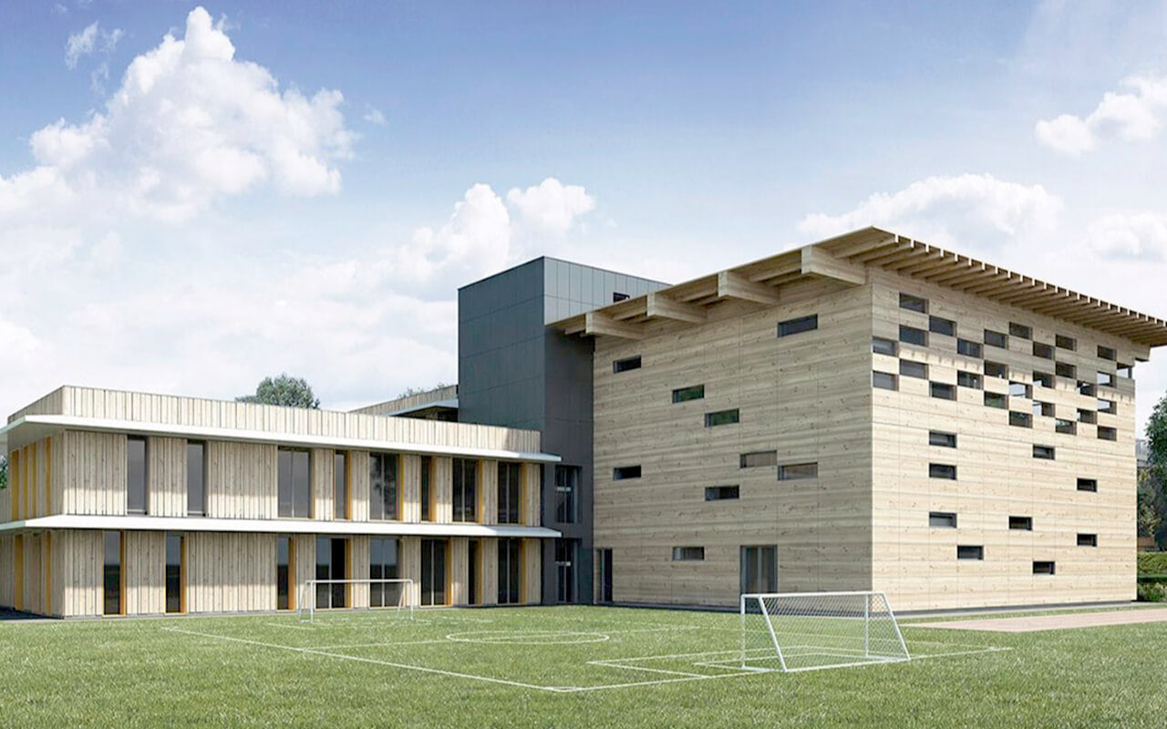 liscate scuola – render esterno