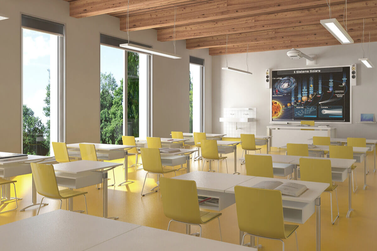 liscate scuola – render interno2